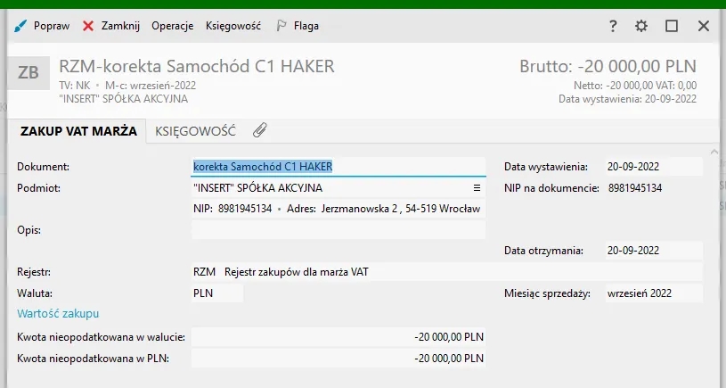 Czy można zwrócić samochód kupiony na fakturę VAT marża? Sprawdź zasady zwrotu